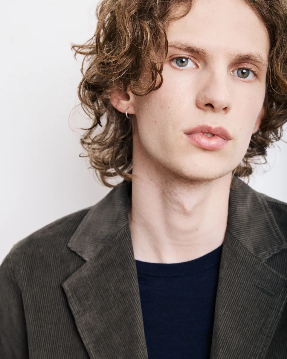 Veste Homme en Velours Côtelé Vert Olive Jonny – Image 3