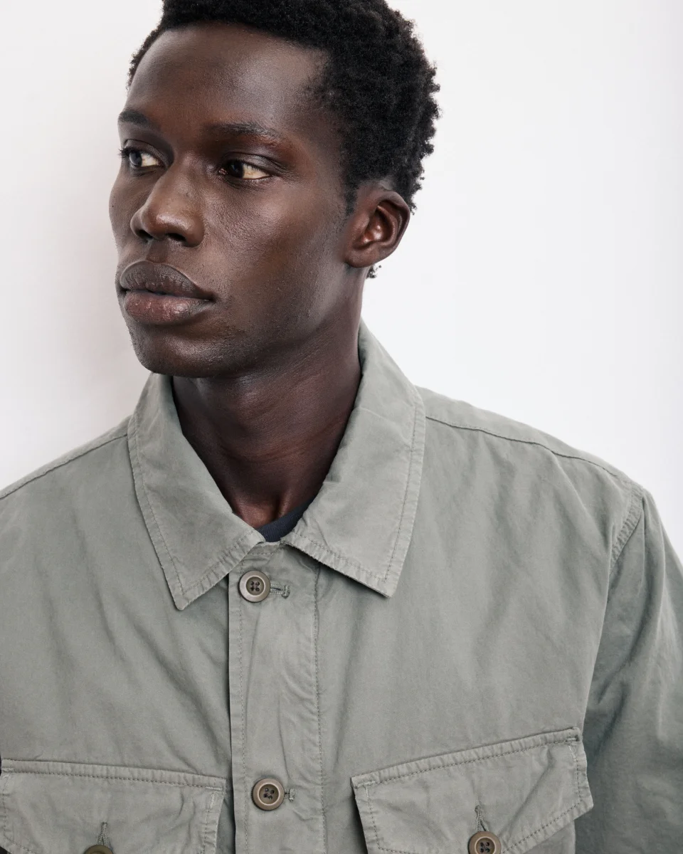 Veste Homme en coton Vert militaire Jonah – Image 4