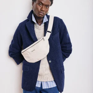 Banane Femme en Velours Côtelé Craie Etna Bag