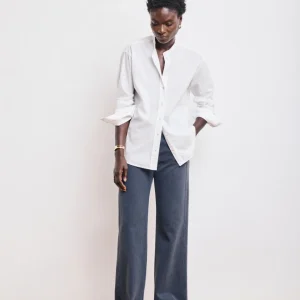 Pantalon Femme en Lyocell & Coton Carbone Pandore