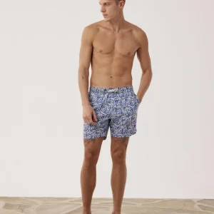 Maillot Homme Imprimé Bleu Indigo Swim