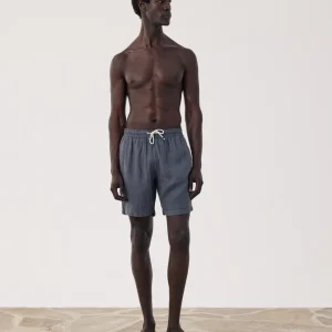Short Homme en Lin Carbone Long Swim