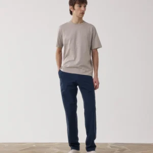 Pantalon Homme en Chino Bleu Marine Taylor
