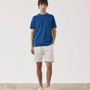 Short Homme en Cotton Léger Beige Joggy