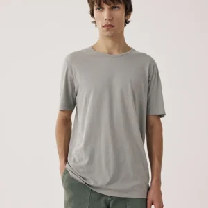 T-shirt Homme en Jersey de Coton Léger Vert Sauge Light Crew