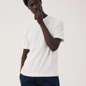 T-shirt Homme en Eponge Ecru