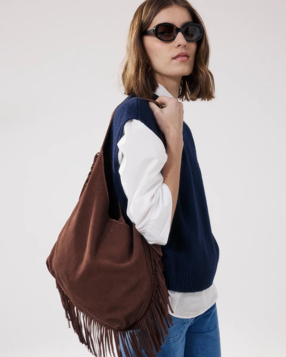 Sac Femme en Cuir Marron Amanda – Image 2