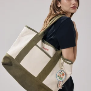 Sac Femme en Coton Vert Militaire Annabelle