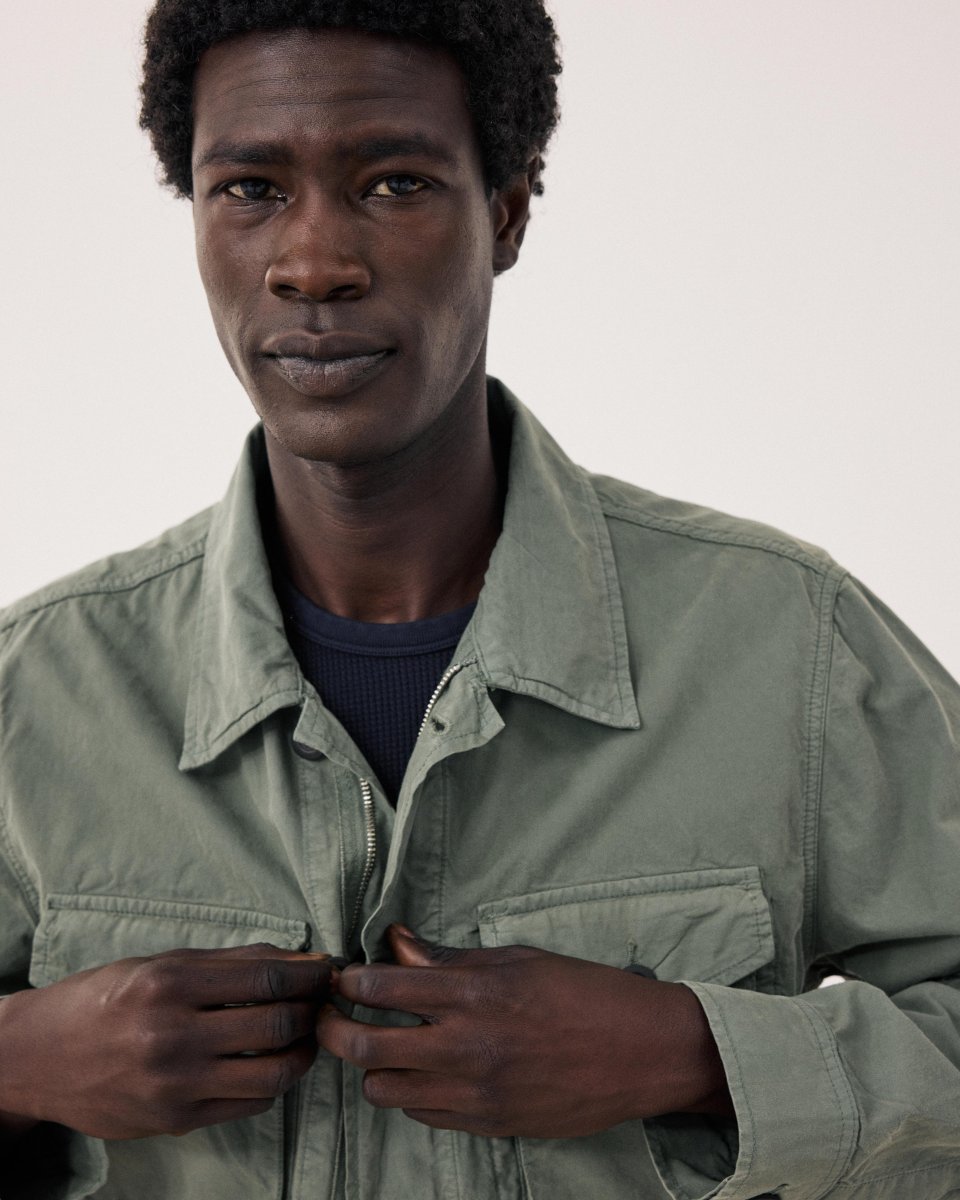 Veste Homme en Chino Vert Militaire Jonah – Image 5