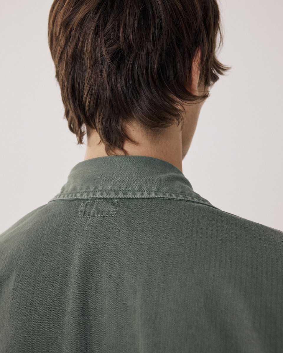 Veste Homme en Coton à Chevrons Vert Militaire Dar – Image 6