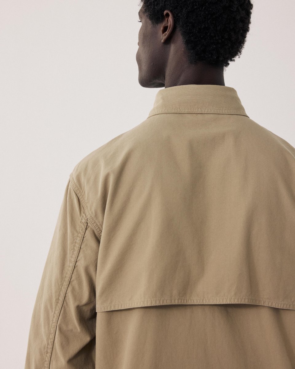 Veste Homme en Coton Beige Drill – Image 6