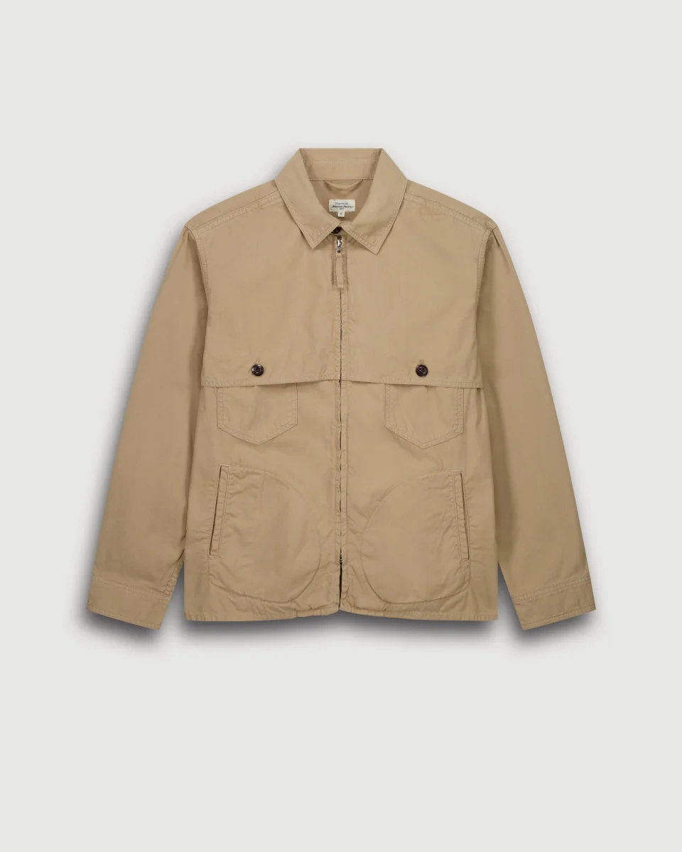Veste Homme en Coton Beige Drill – Image 4