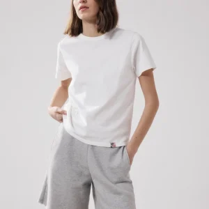 T-Shirt Femme en Coton Ecru Teavy