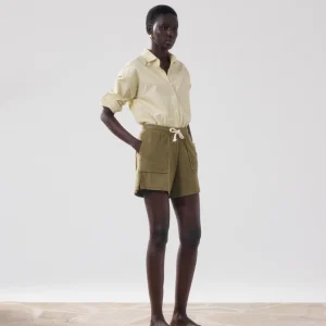 Short Femme en Eponge Vert Tibou