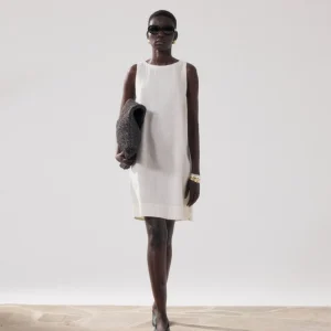 Robe Femme en Lin Ecru Ruelle