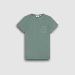 T-Shirt Garçon en Jersey De Lyocel & Coton Vert Cactus Kid