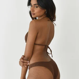 Bas bikini triangle marron