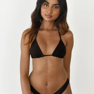 Bas bikini triangle noir