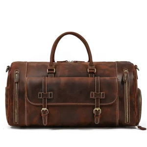 Grand Sac de Voyage en Cuir