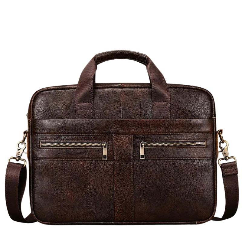 Sac à Main Cuir Homme Porté de Travers – Image 2