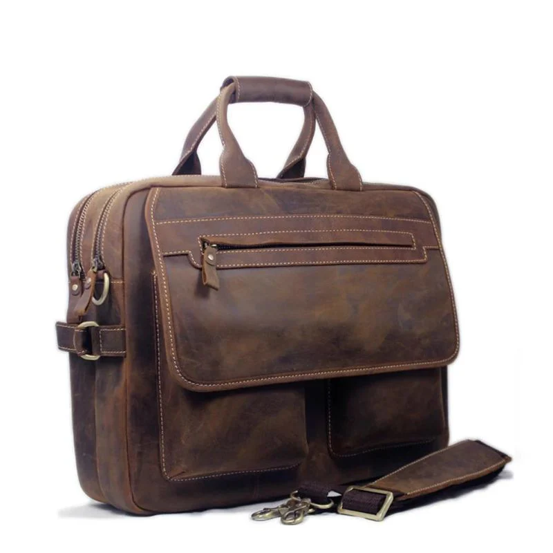 Porte-Document Cuir Vintage – Image 2