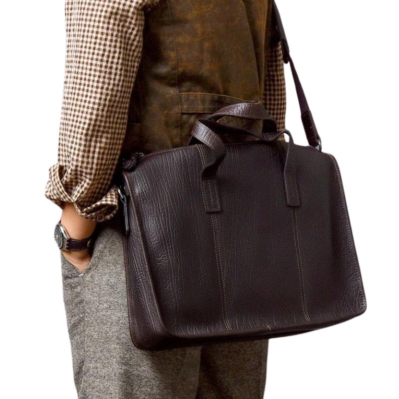 Fourre-Tout Cuir Marron – Image 3