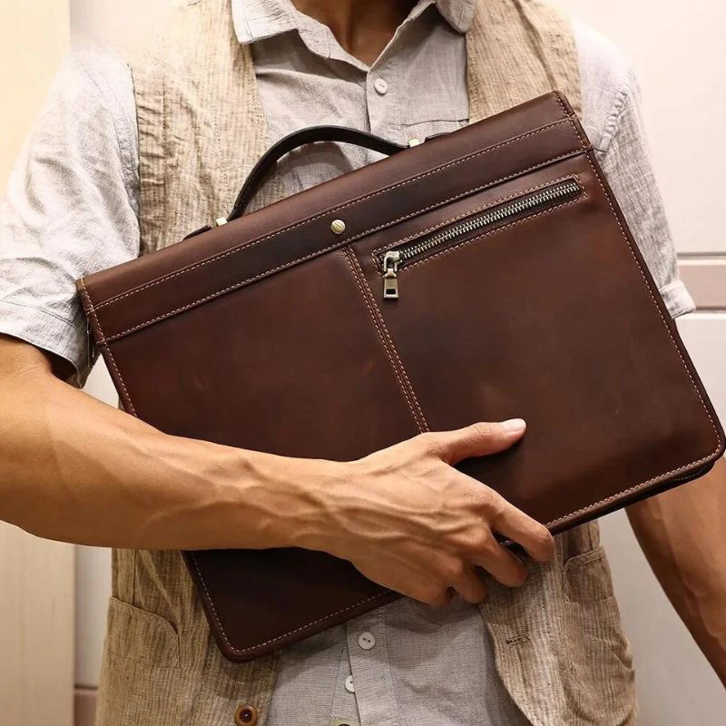 Serviette Homme Cuir Luxe – Image 3