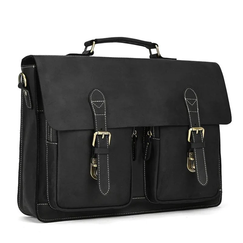 Sac Messenger Noir – Image 4