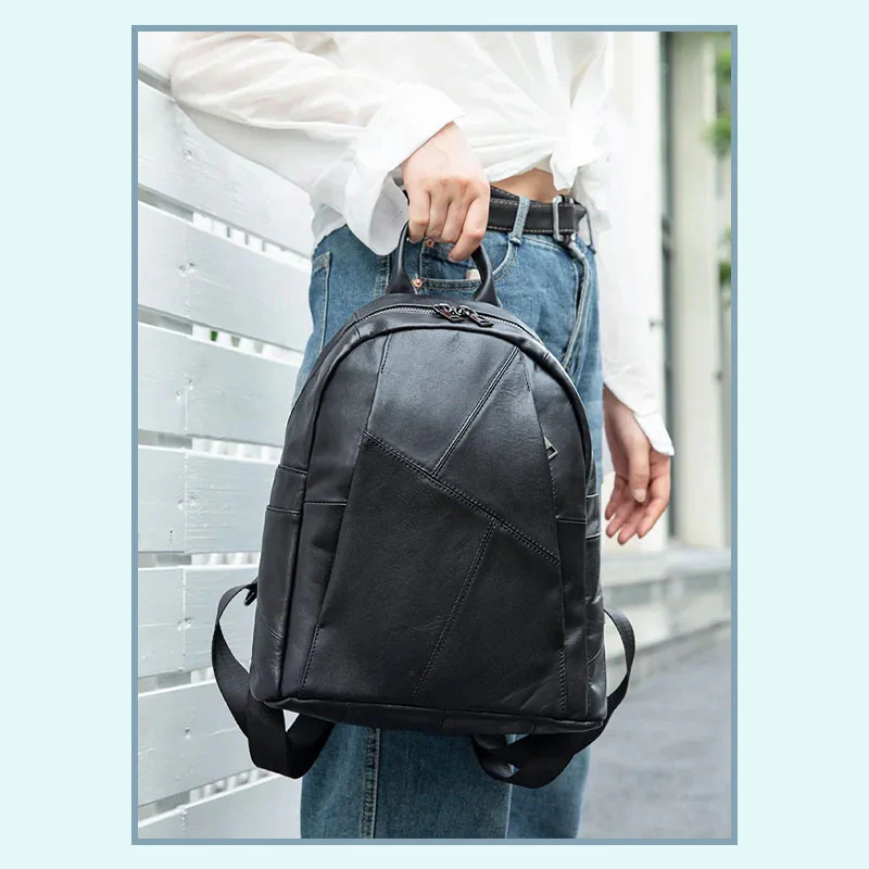 Pablo grand sac à dos femme cuir – Image 7