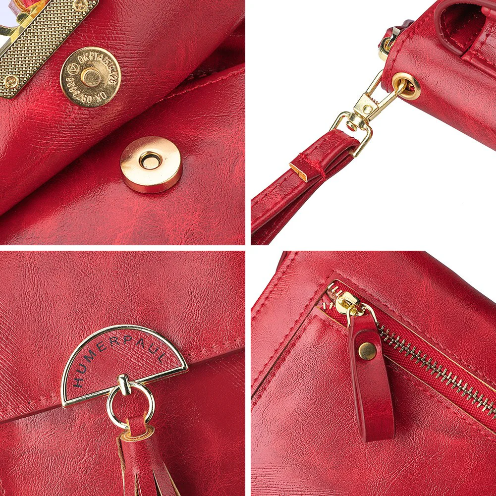 Sac a Bandouliere Rouge Femme – Image 8