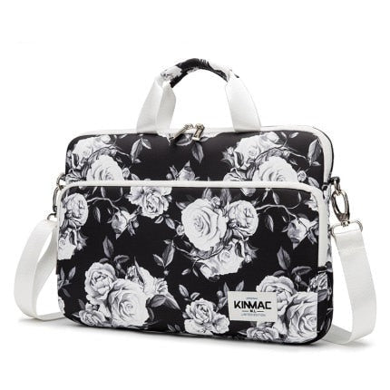 Sacoche Ordinateur Portable - Rose Blanche – Image 5