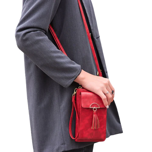 Sac a Bandouliere Rouge Femme – Image 9