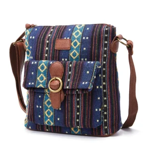 Sac Besace Femme Bleu