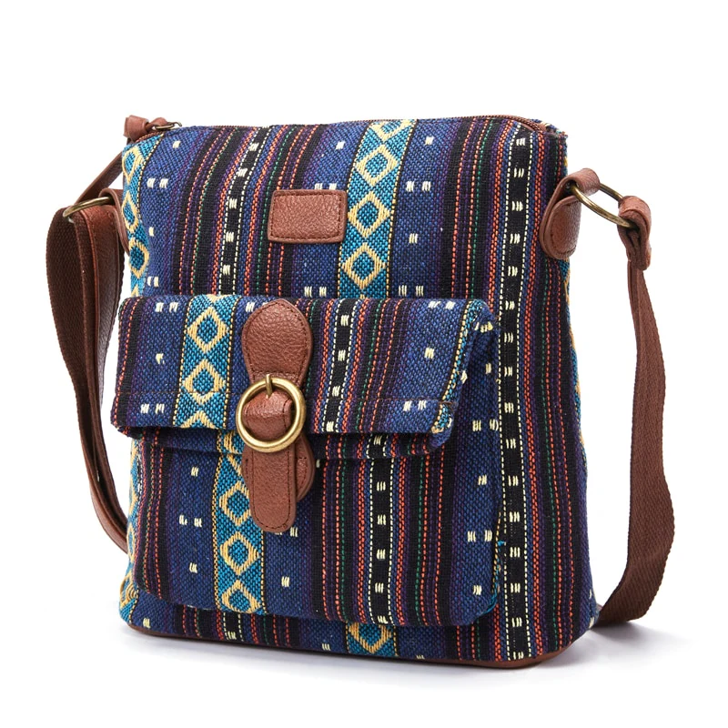 Sac Besace Femme Bleu – Image 2