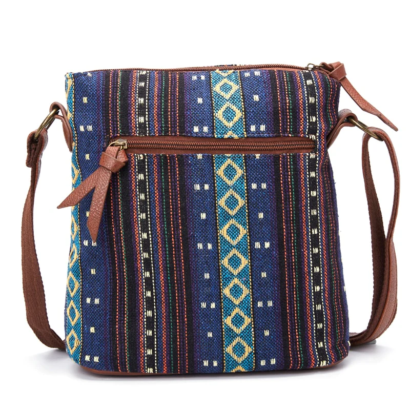 Sac Besace Femme Bleu – Image 4