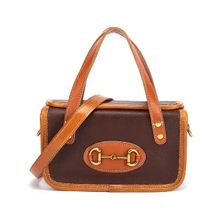 Sac Femme Besace Marron