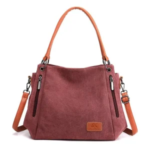 Sac a Main Rouge Femme Daim