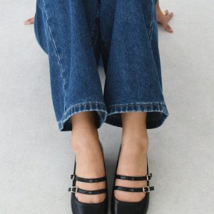 Ballerines à talon brides