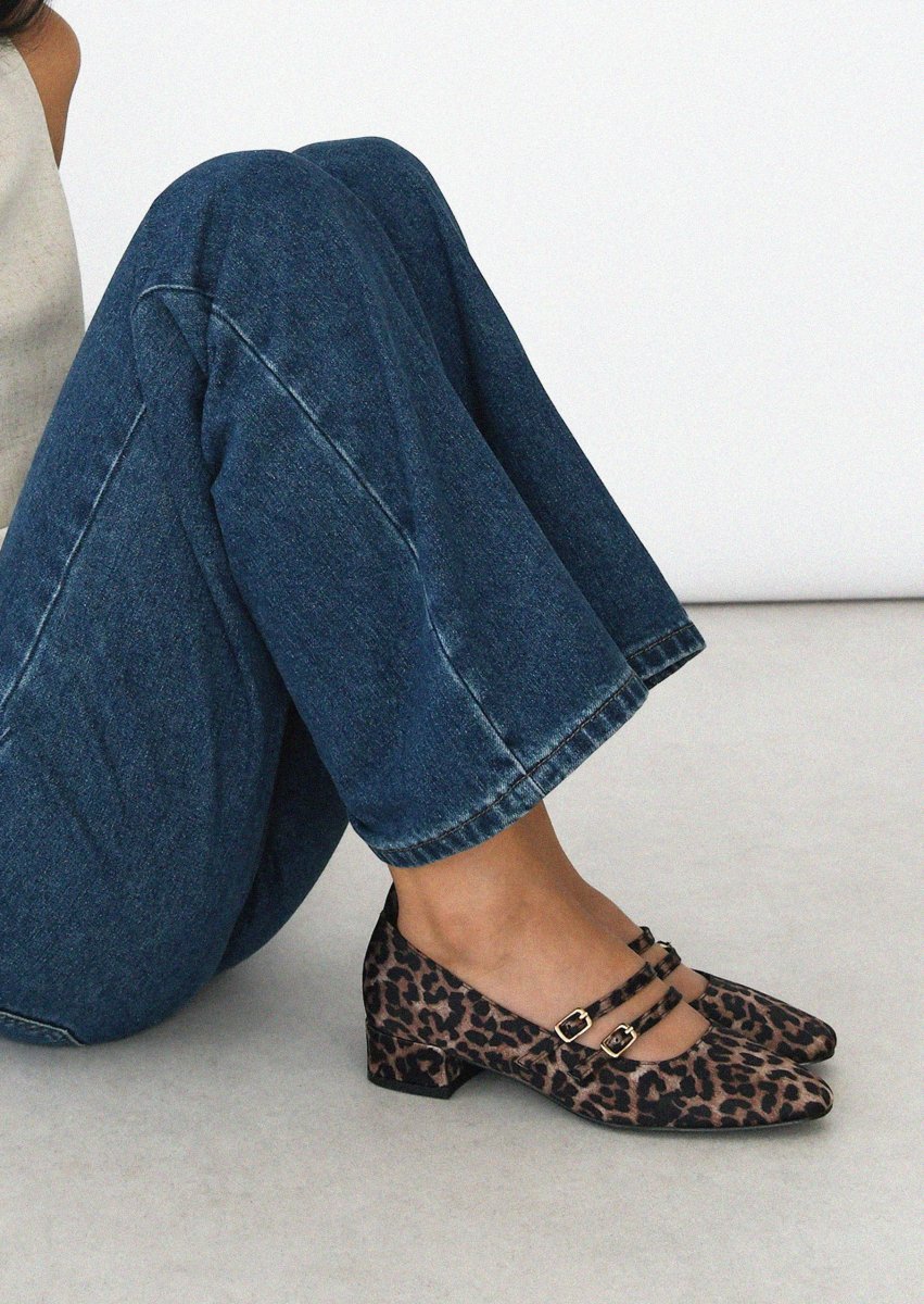 Ballerines à talon léopard – Image 3
