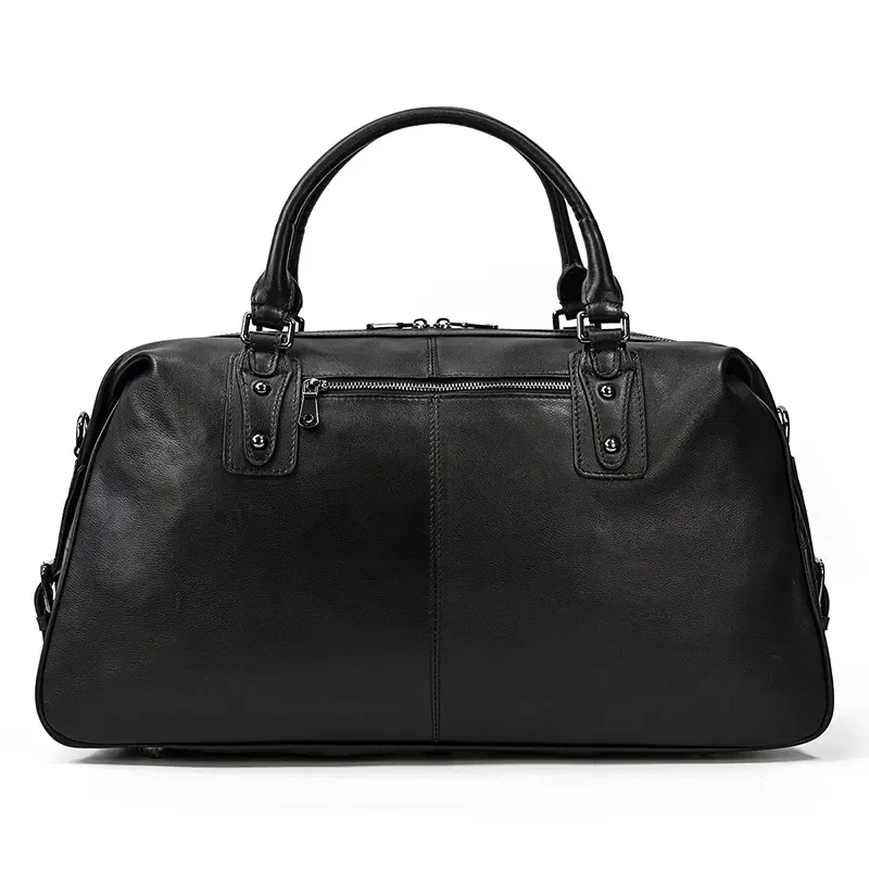 Sac à Main Homme Cuir Noir – Image 3