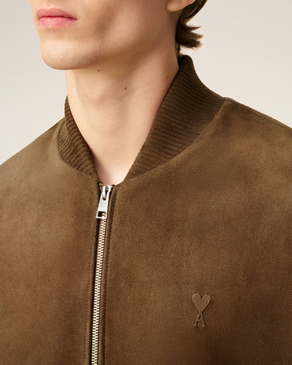 Veste Marron Zippée En Cuir – Image 5