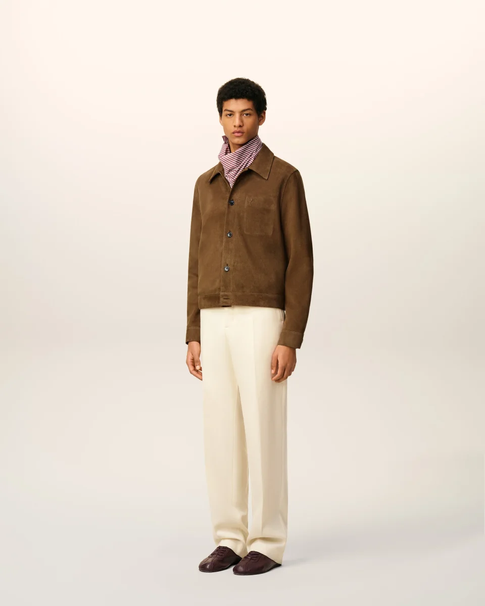 Veste Marron Boutonnée Ami De Coeur En Cuir – Image 7