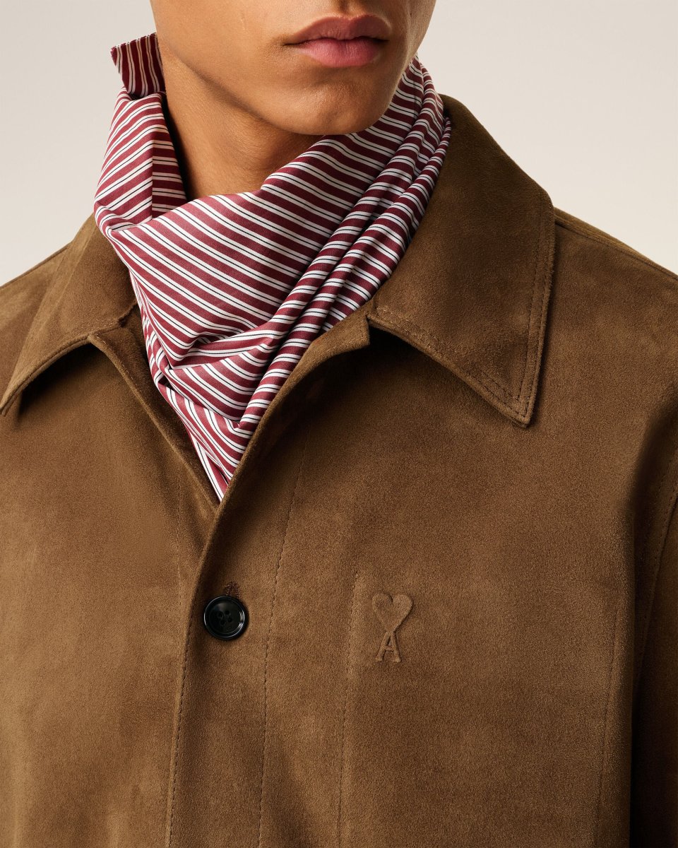 Veste Marron Boutonnée Ami De Coeur En Cuir – Image 5