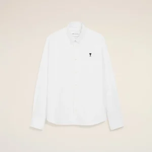 Chemise Oxford Blanche Ami De Coeur en Coton