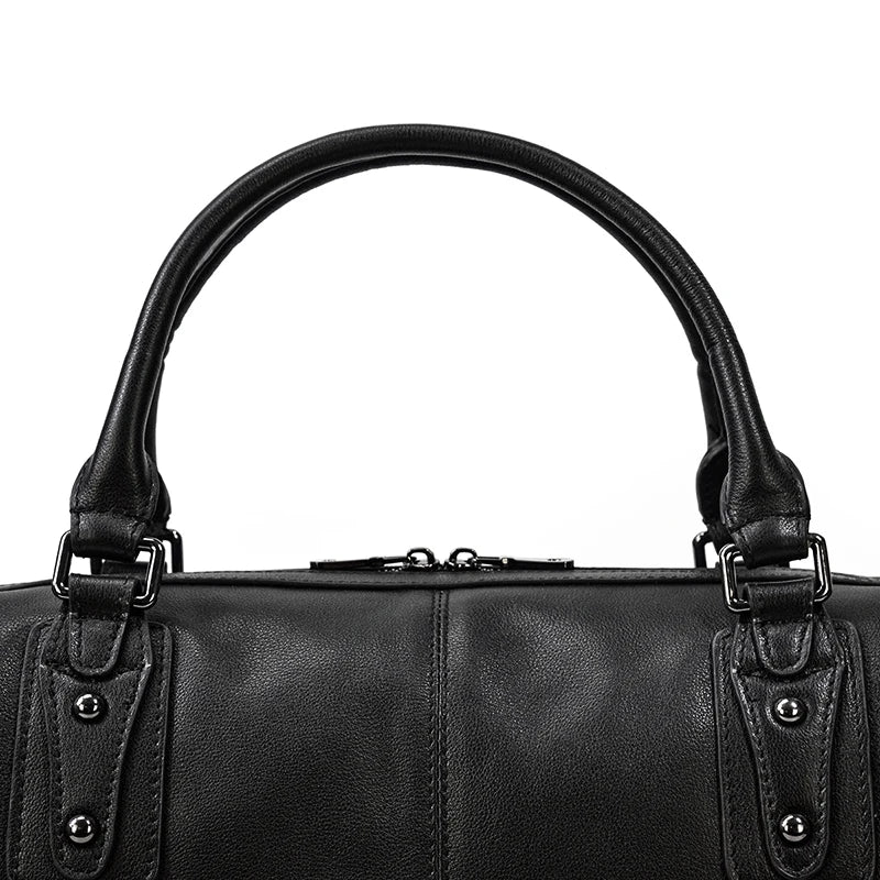 Sac à Main Homme Cuir Noir – Image 6