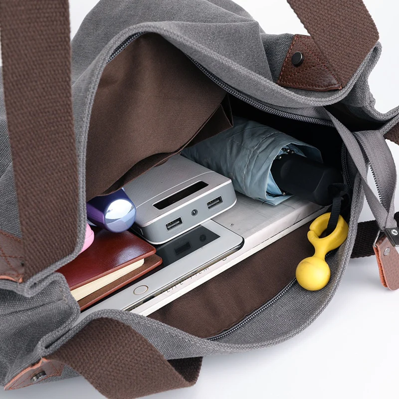 Sacs Besace Femme Toile – Image 9