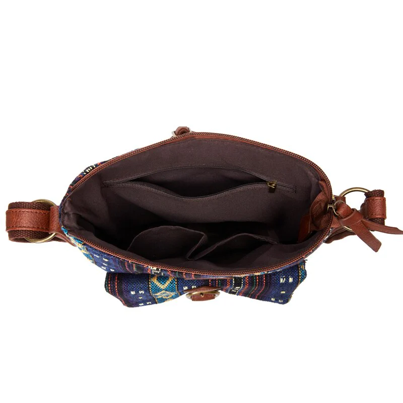 Sac Besace Femme Bleu – Image 5