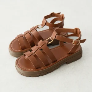 Sandales à lanières plateforme