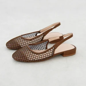 Ballerines plates en tulle