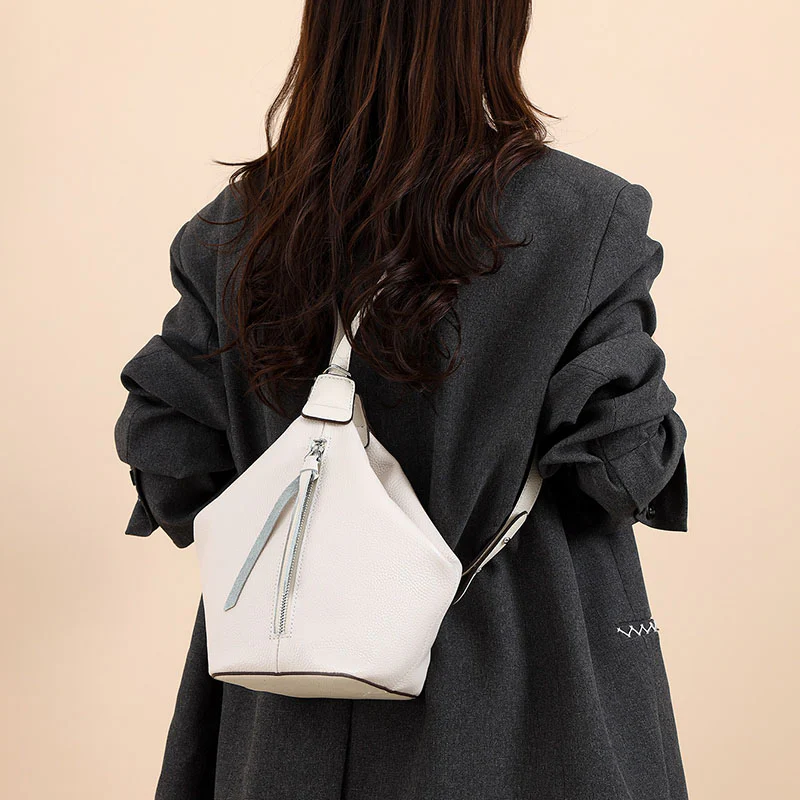 Tino petit sac à dos cuir convertible bandoulière – Image 8